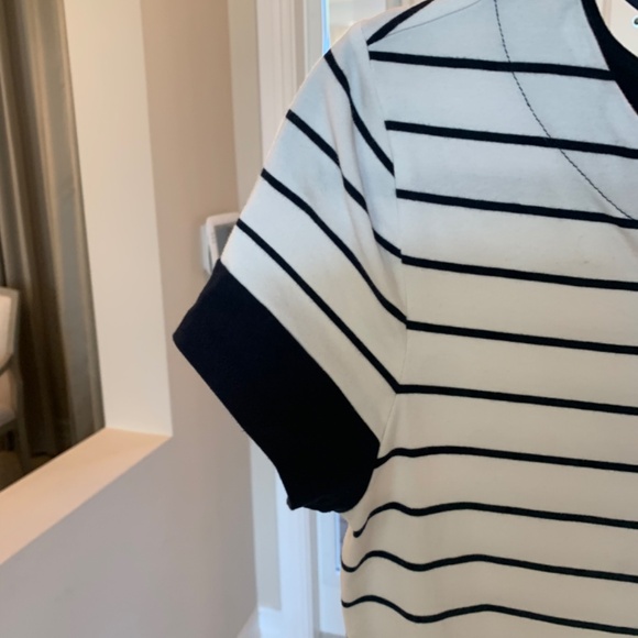 Tommy Hilfiger White/Navy Stripe Dress sz S/P - Picture 3 of 6